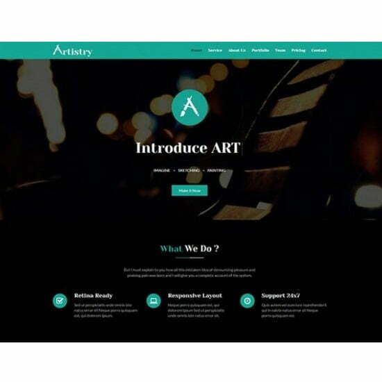 Artistry – HTML Template