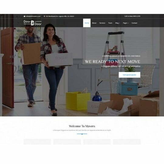 Door to Door – HTML Template